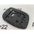 Зеркальные полотна с подогревом Toyota Camry 40 2006-2009. Дорестайлинг